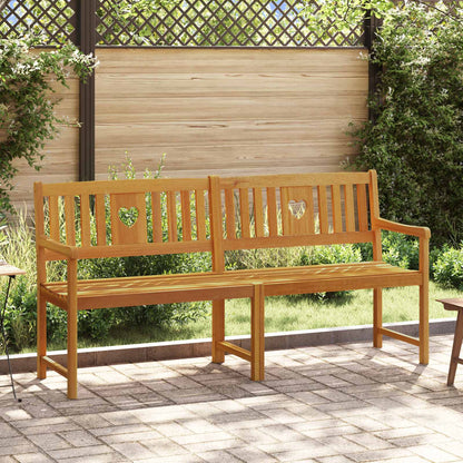 vidaXL Outdoor Bench Natural 180 x 55.5 x 90 cm Solid Acacia Wood - Brown - 30934