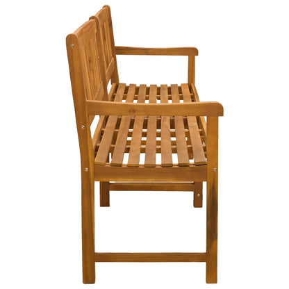 vidaXL Outdoor Bench Natural 180 x 55.5 x 90 cm Solid Acacia Wood - Brown - 30934