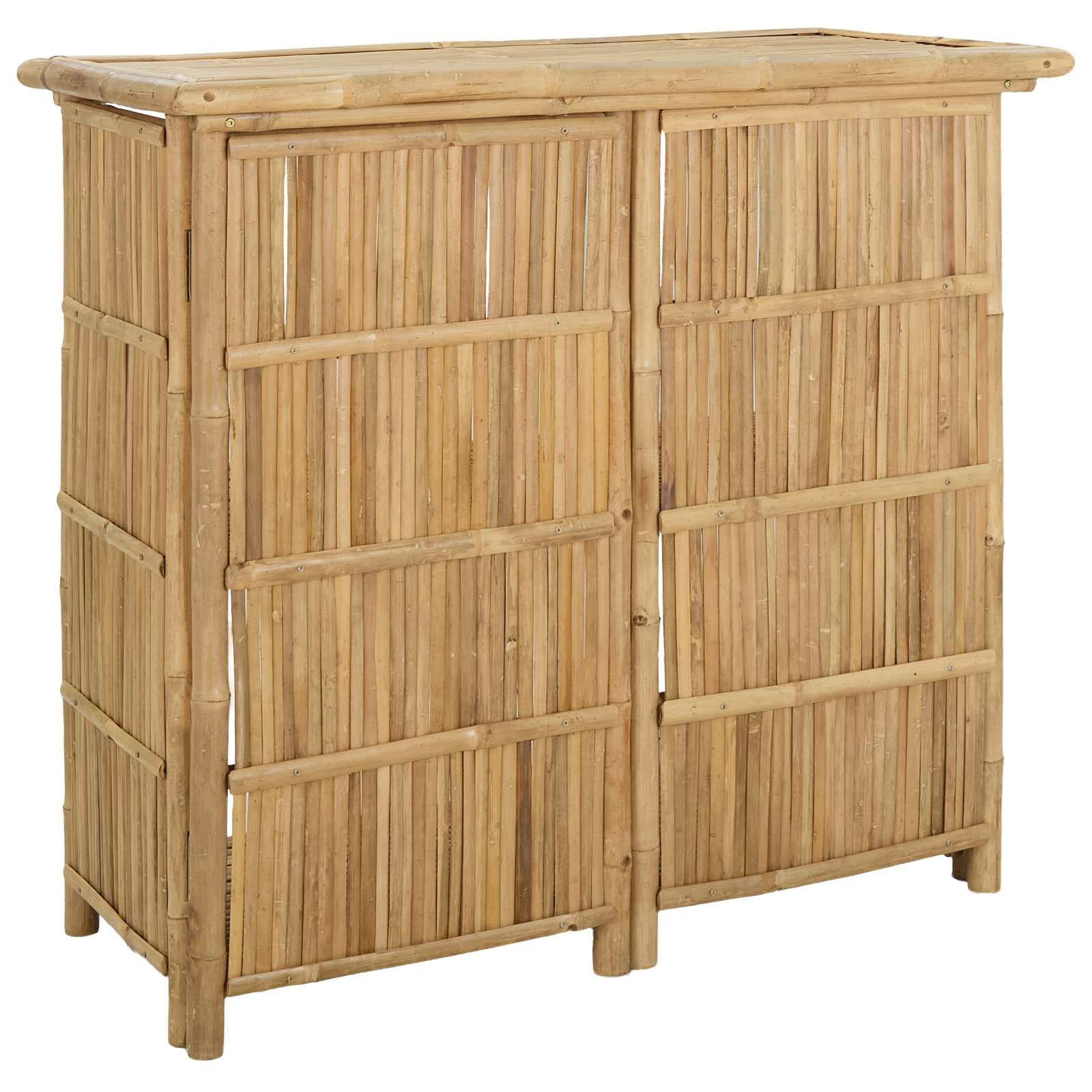 vidaXL Outdoor Bar Table Natural 115 x 55 x 105 cm Bamboo - Brown