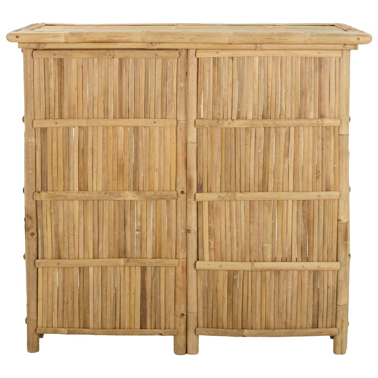vidaXL Outdoor Bar Table Natural 115 x 55 x 105 cm Bamboo - Brown