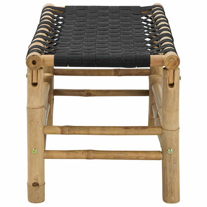 vidaXL Garden Bench 80 x 38 x 40 cm Bamboo Natural Rectangular - Brown