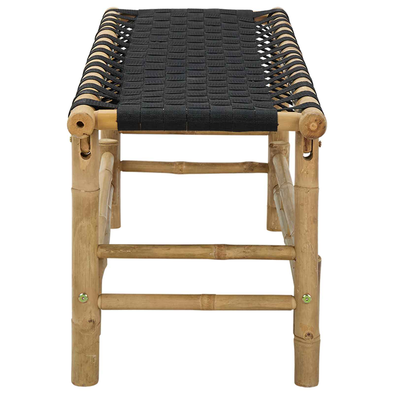 vidaXL Garden Bench 110 x 38 x 40 cm Bamboo Natural Rectangular - Brown