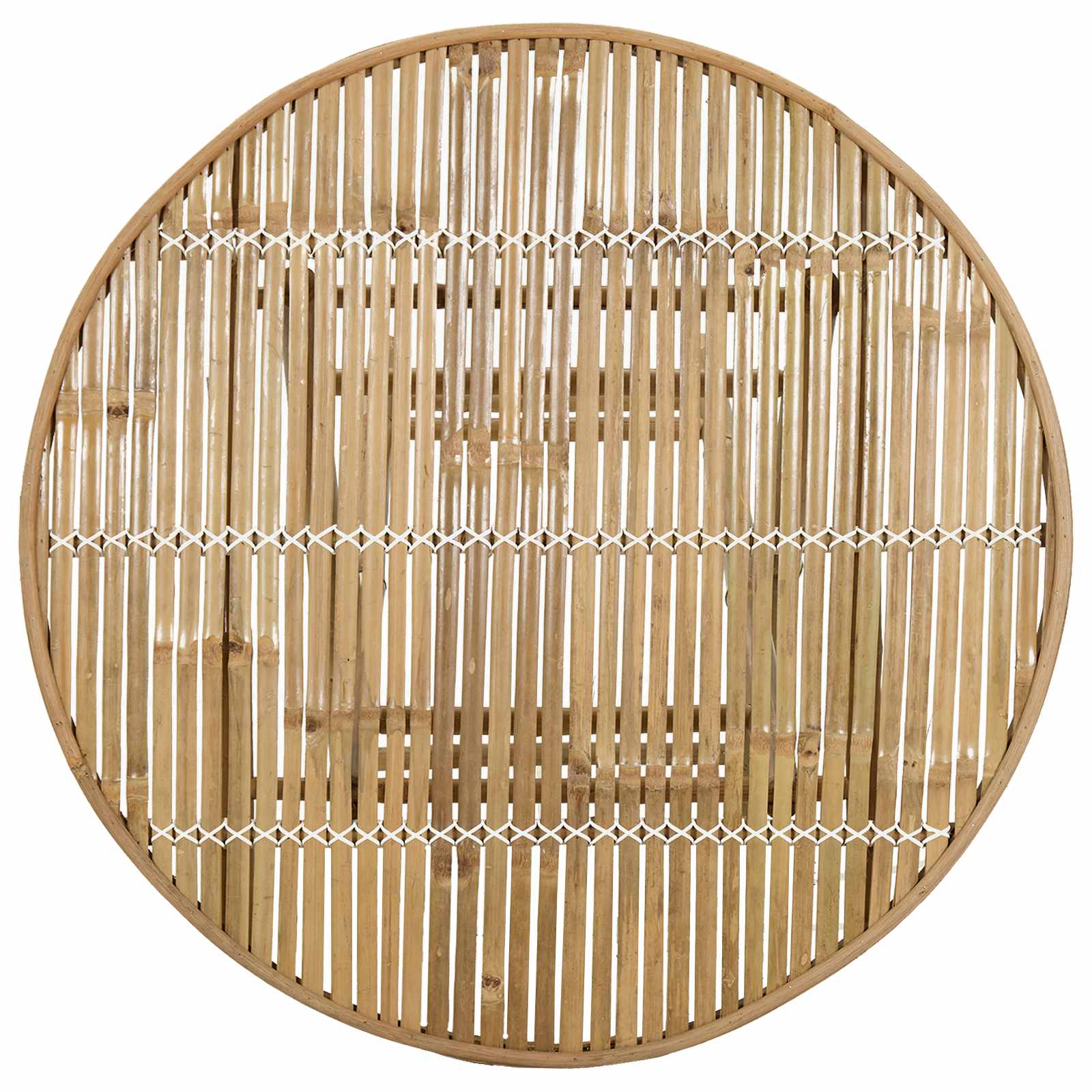 vidaXL Garden Table Natural 80 x 70 cm Bamboo - Brown
