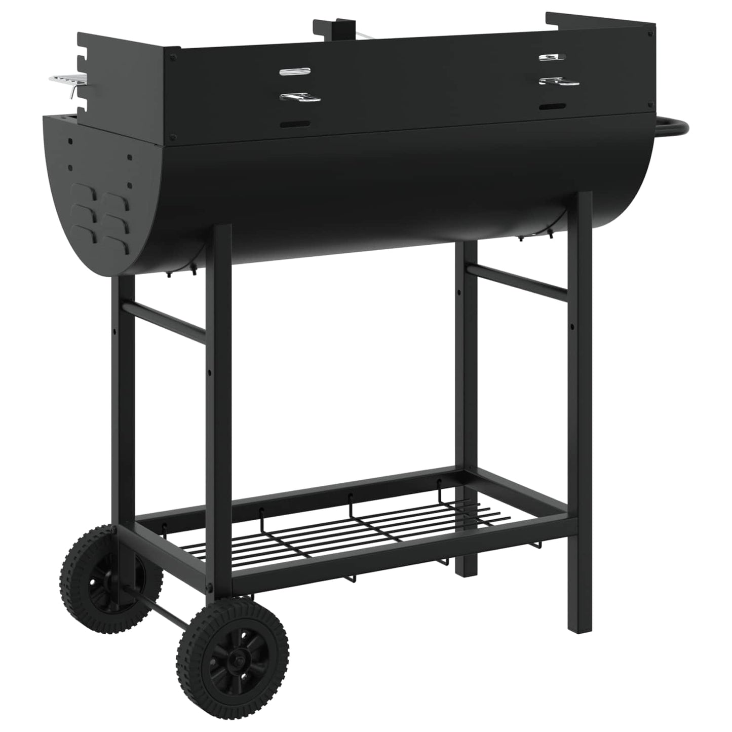 vidaXL Charcoal grill 96.5 x 42.5 x 88.5 cm Black