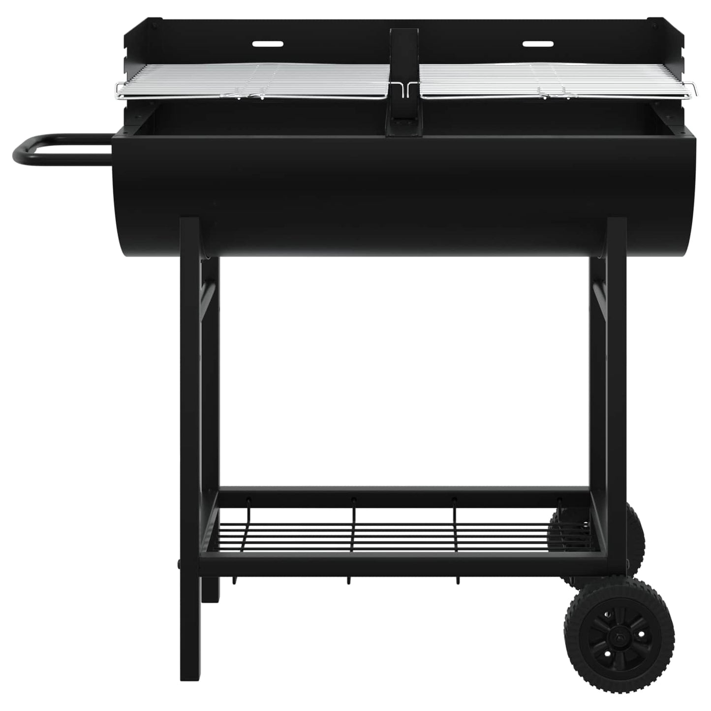 vidaXL Charcoal grill 96.5 x 42.5 x 88.5 cm Black