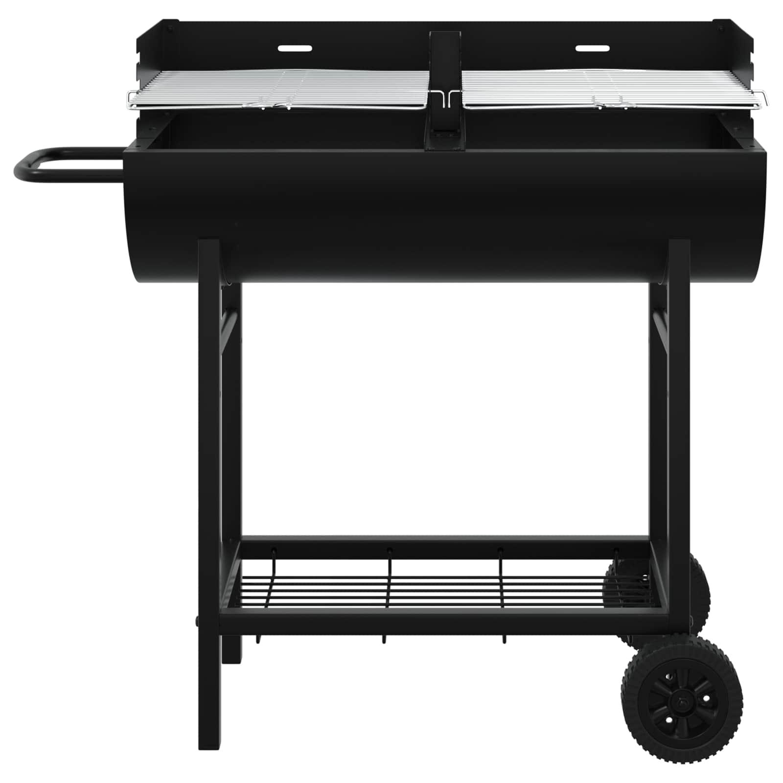 vidaXL Charcoal grill 96.5 x 42.5 x 88.5 cm Black