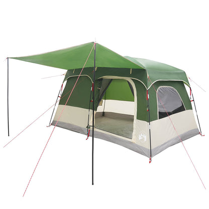 vidaXL Family Tent 6-Person Green Polyester - 320 x 210 x 180 cm