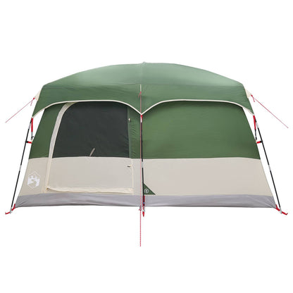 vidaXL Family Tent 6-Person Green Polyester - 320 x 210 x 180 cm