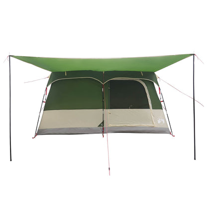 vidaXL Family Tent 6-Person Green Polyester - 320 x 210 x 180 cm