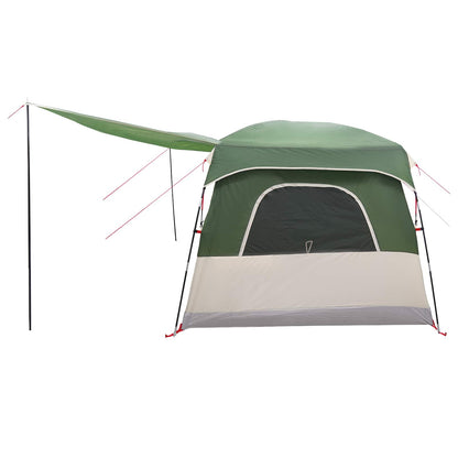 vidaXL Family Tent 6-Person Green Polyester - 320 x 210 x 180 cm