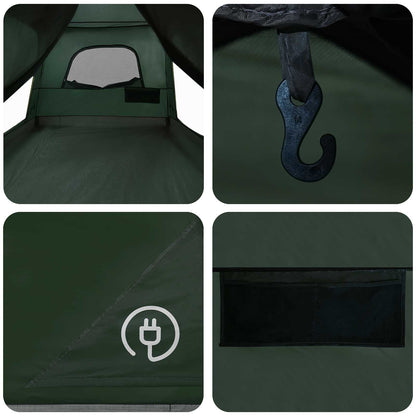 vidaXL Family Tent 6-Person Army Green Polyester - 320 x 210 x 180 cm