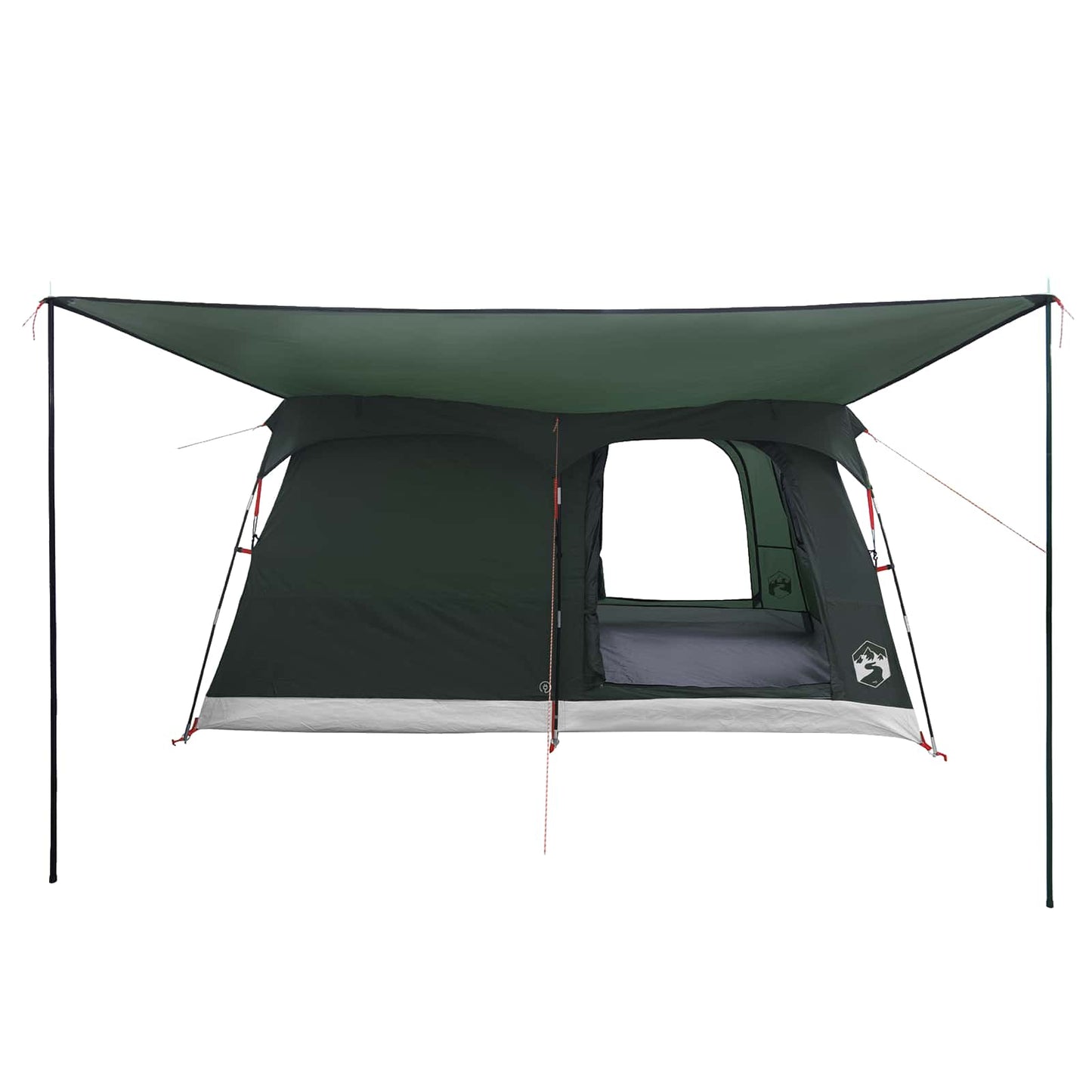 vidaXL Family Tent 6-Person Army Green Polyester - 320 x 210 x 180 cm