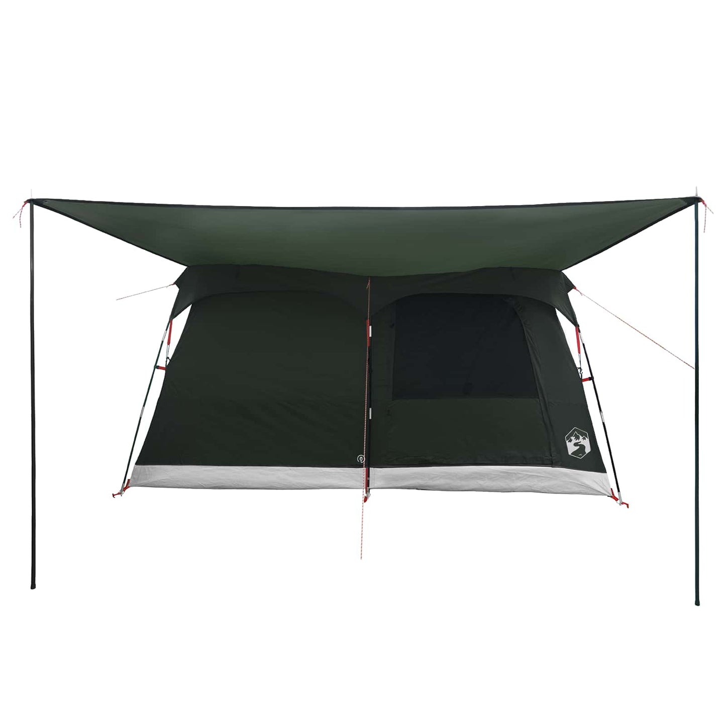 vidaXL Family Tent 6-Person Army Green Polyester - 320 x 210 x 180 cm