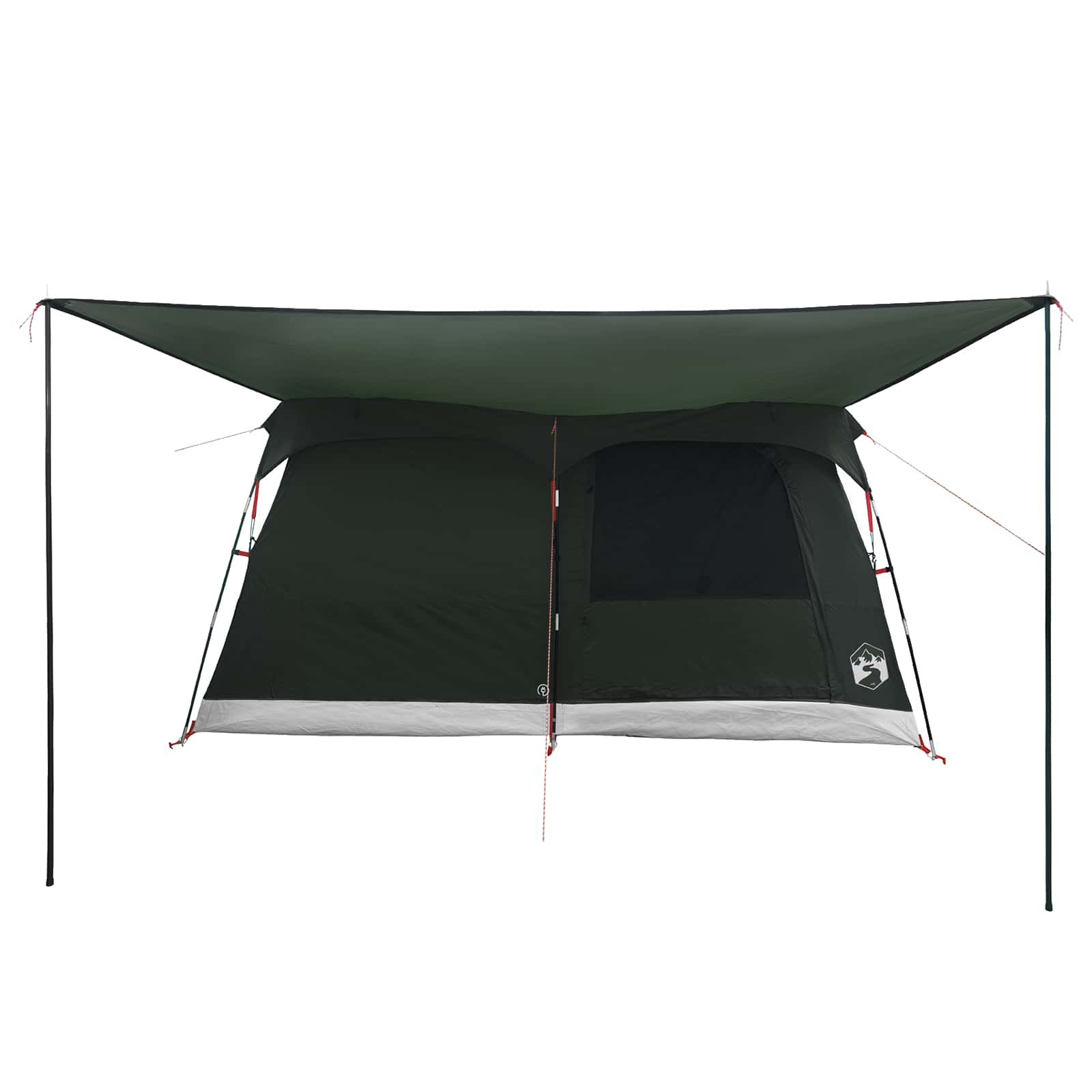 vidaXL Family Tent 6-Person Army Green Polyester - 320 x 210 x 180 cm