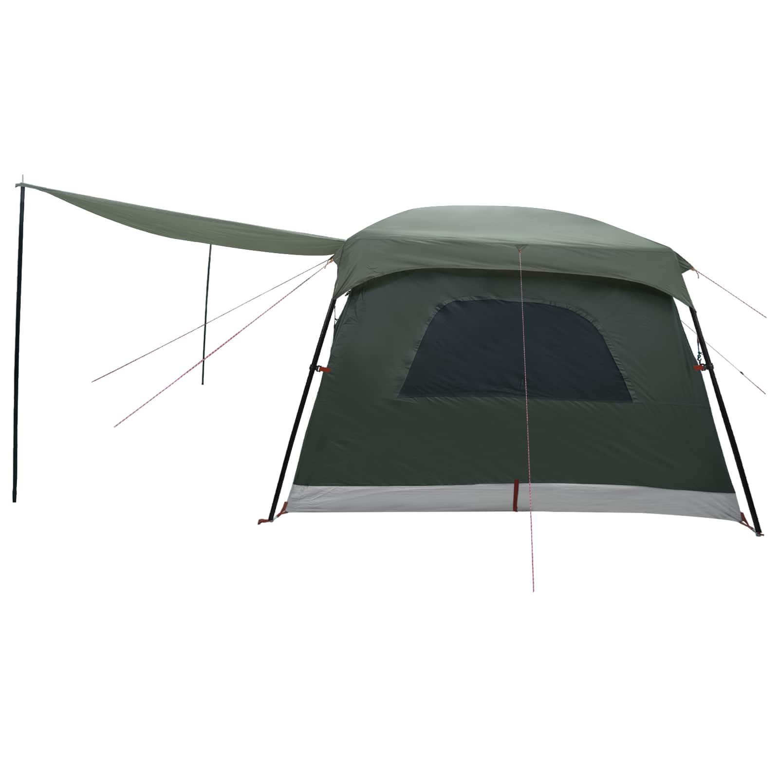 vidaXL Family Tent 6-Person Army Green Polyester - 320 x 210 x 180 cm