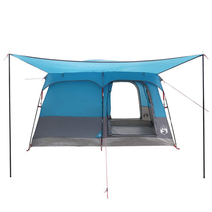 vidaXL Family Tent 8-Person Blue Polyester - 380 x 260 x 190 cm