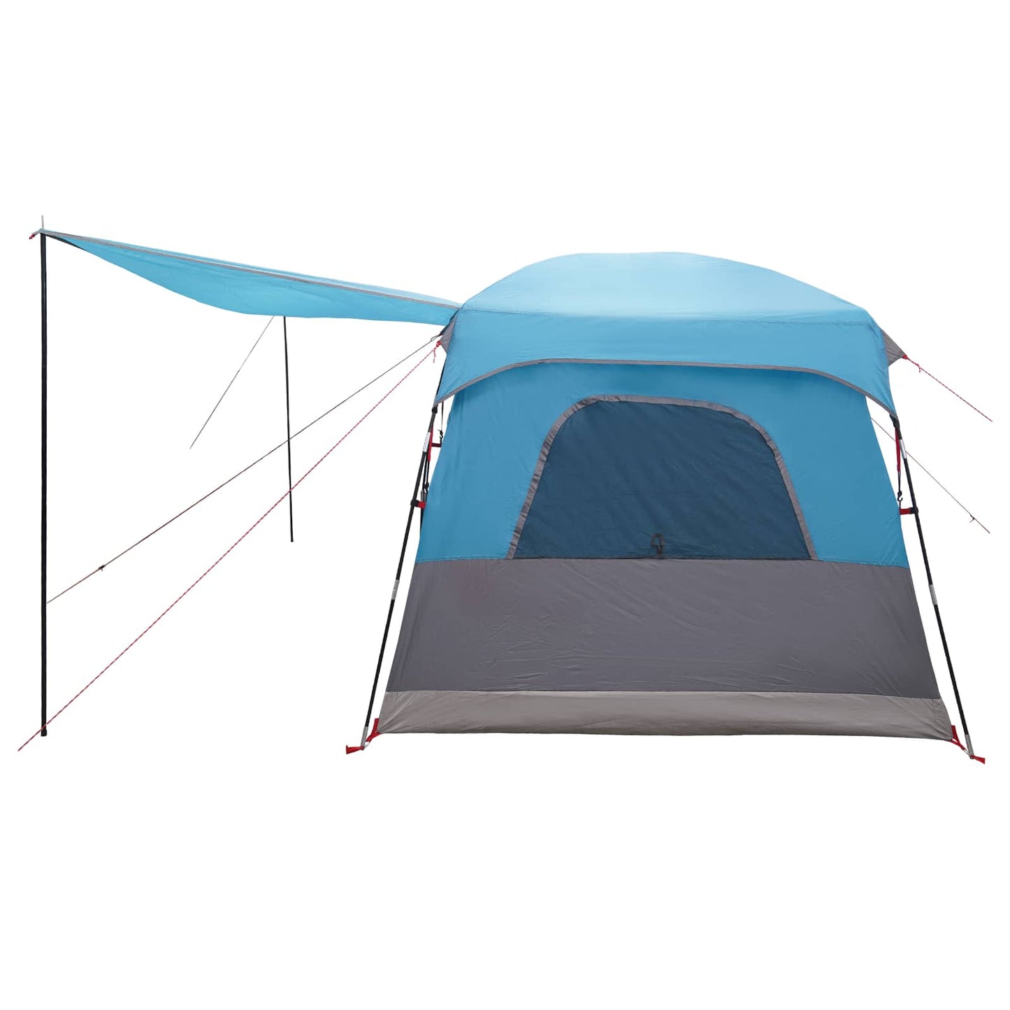 vidaXL Family Tent 8-Person Blue Polyester - 380 x 260 x 190 cm