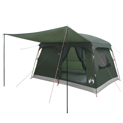 vidaXL Family Tent 8-Person Army Green Polyester - 380 x 260 x 190 cm