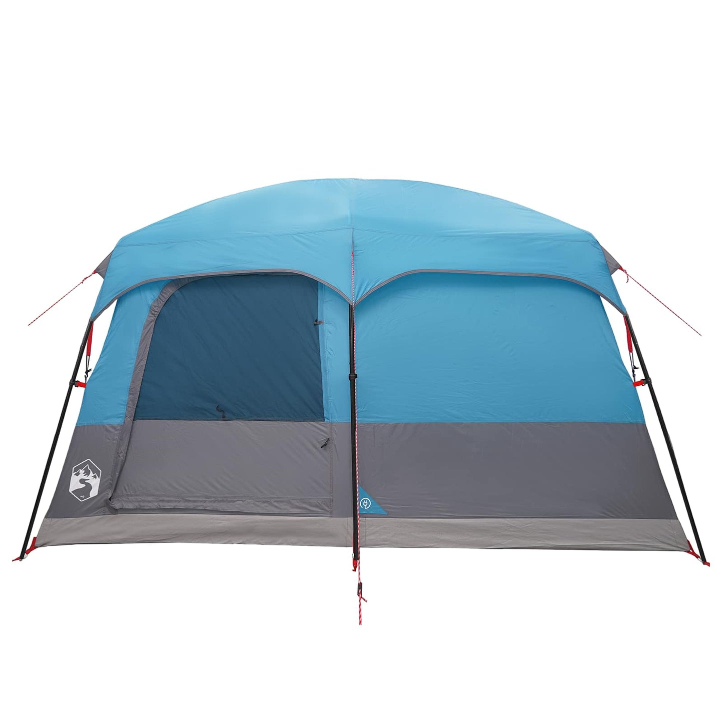 vidaXL Family Tent 10-Person Blue Polyester and Steel - 420 x 305 x 200 cm
