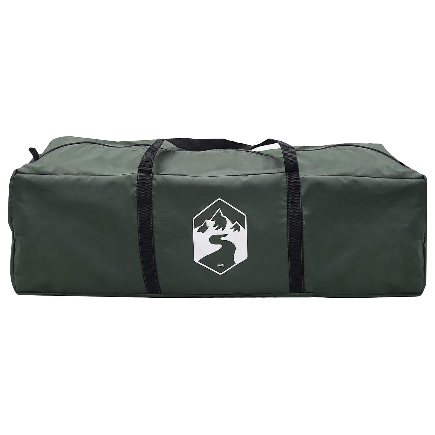 vidaXL Family Tent 10-Person Army Green Polyester and Steel - 420 x 305 x 200 cm