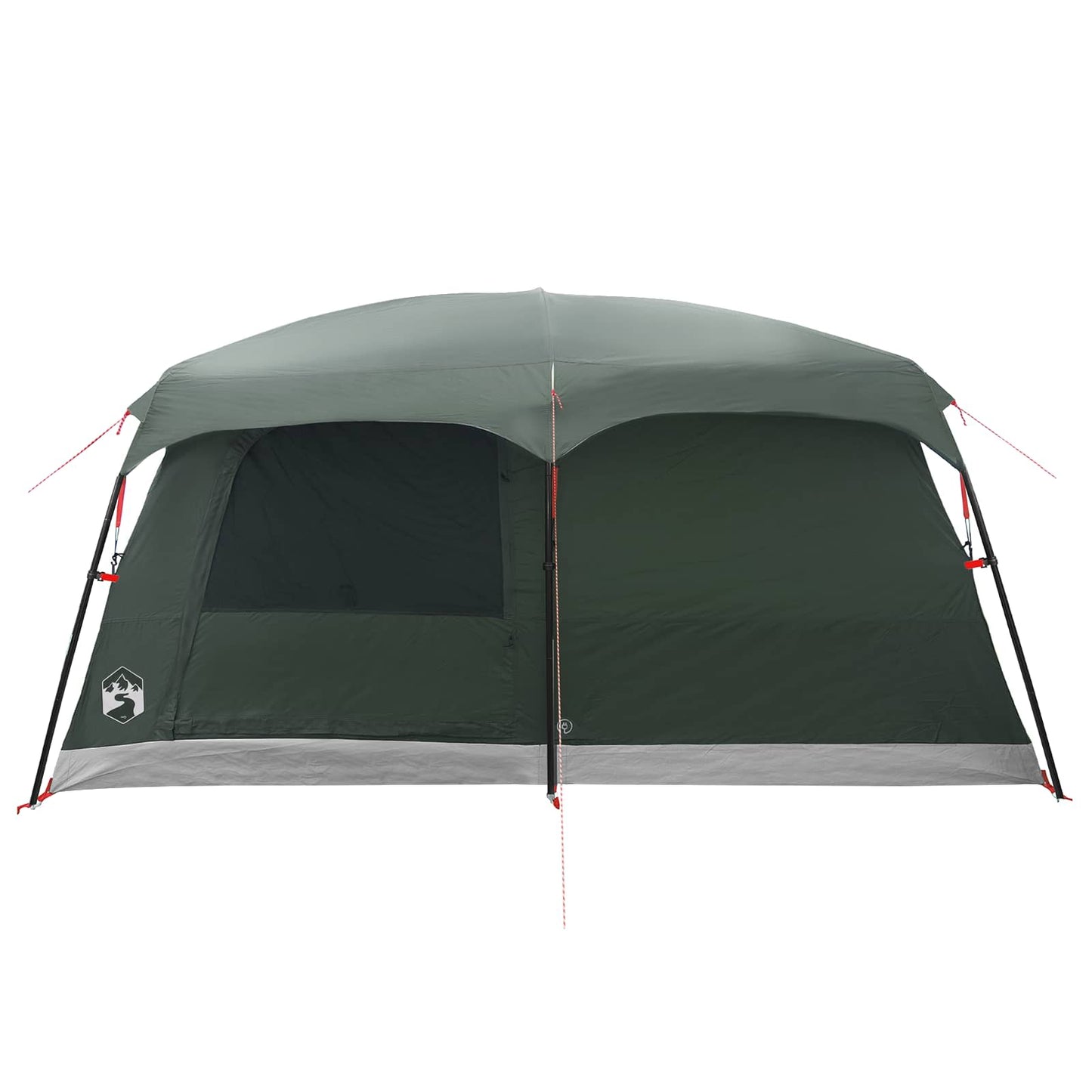 vidaXL Family Tent 10-Person Army Green Polyester and Steel - 420 x 305 x 200 cm