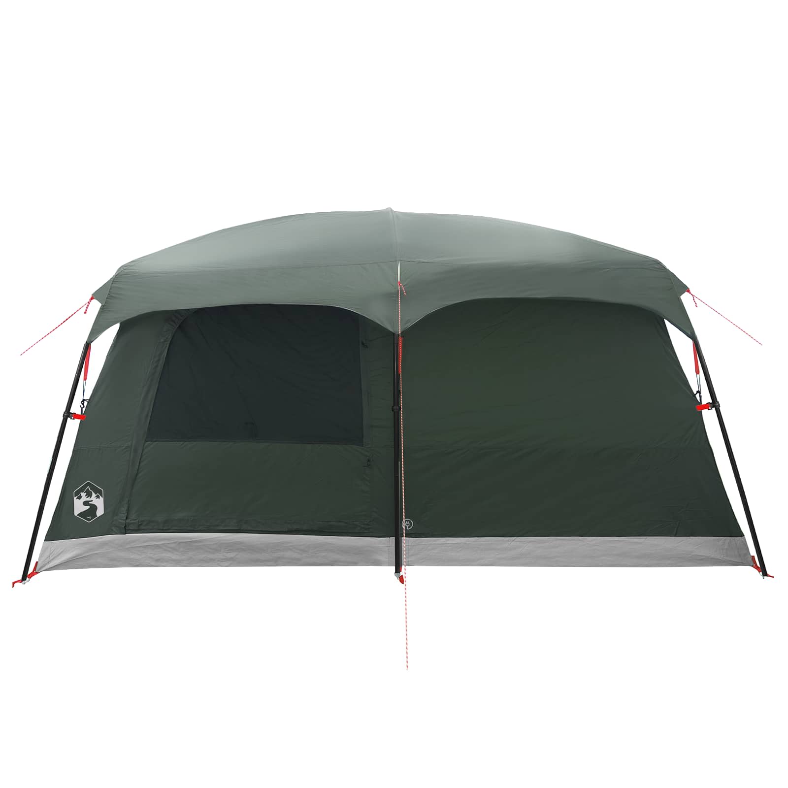 vidaXL Family Tent 10-Person Army Green Polyester and Steel - 420 x 305 x 200 cm