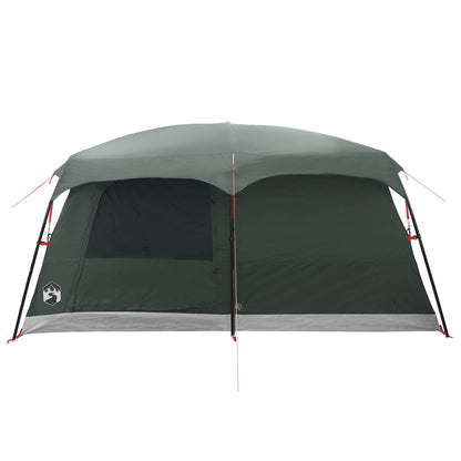 vidaXL Family Tent 10-Person Army Green Polyester and Steel - 420 x 305 x 200 cm