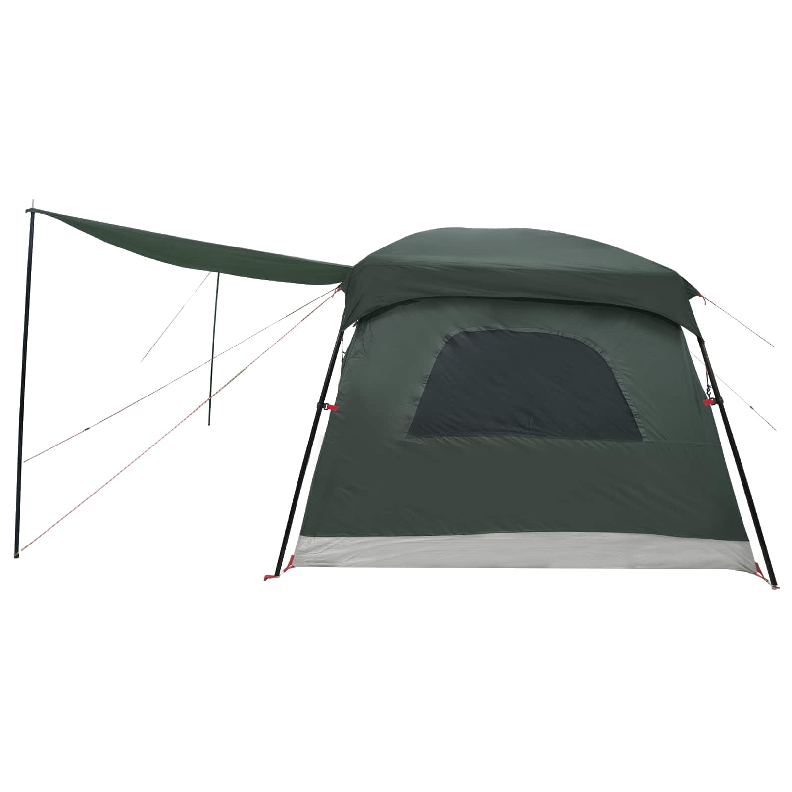 vidaXL Family Tent 10-Person Army Green Polyester and Steel - 420 x 305 x 200 cm