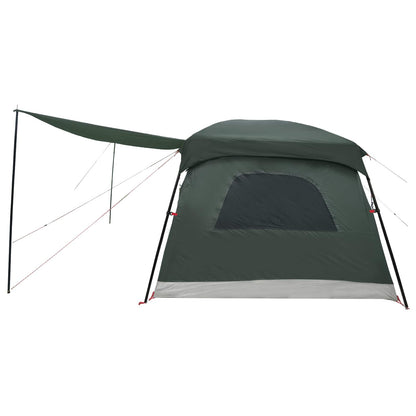 vidaXL Family Tent 10-Person Army Green Polyester and Steel - 420 x 305 x 200 cm