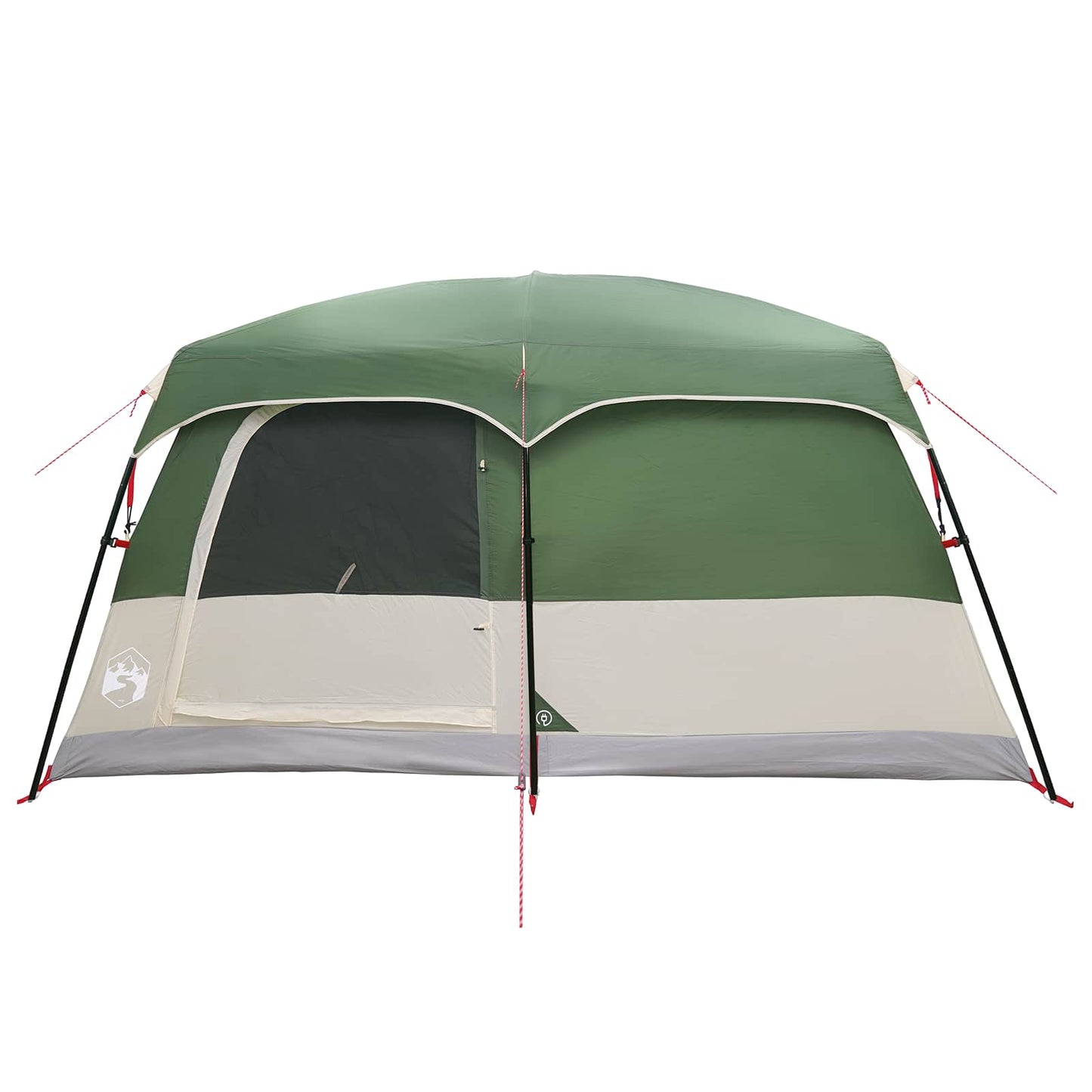 vidaXL Family Tent 14-Person Green Polyester and Steel - 500 x 400 x 230 cm