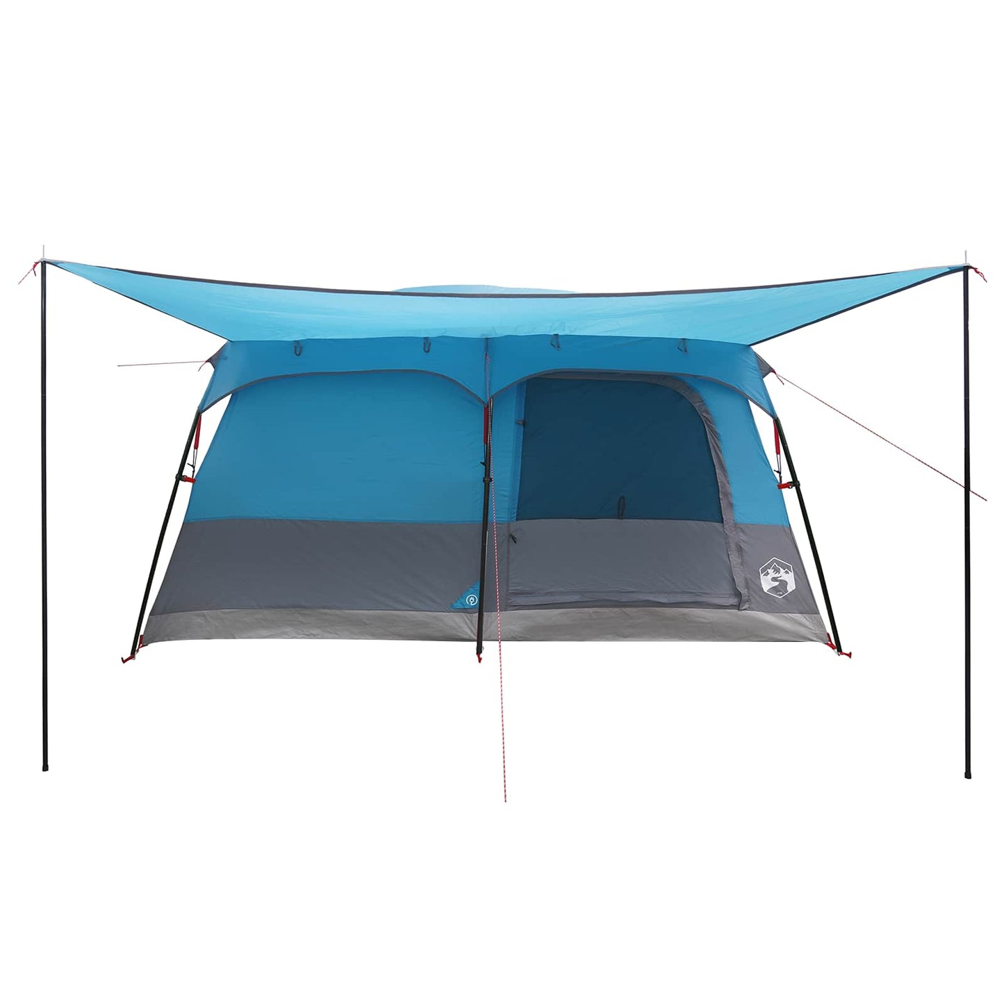 vidaXL Family Tent 14-Person Blue Polyester and Steel - 500 x 400 x 230 cm