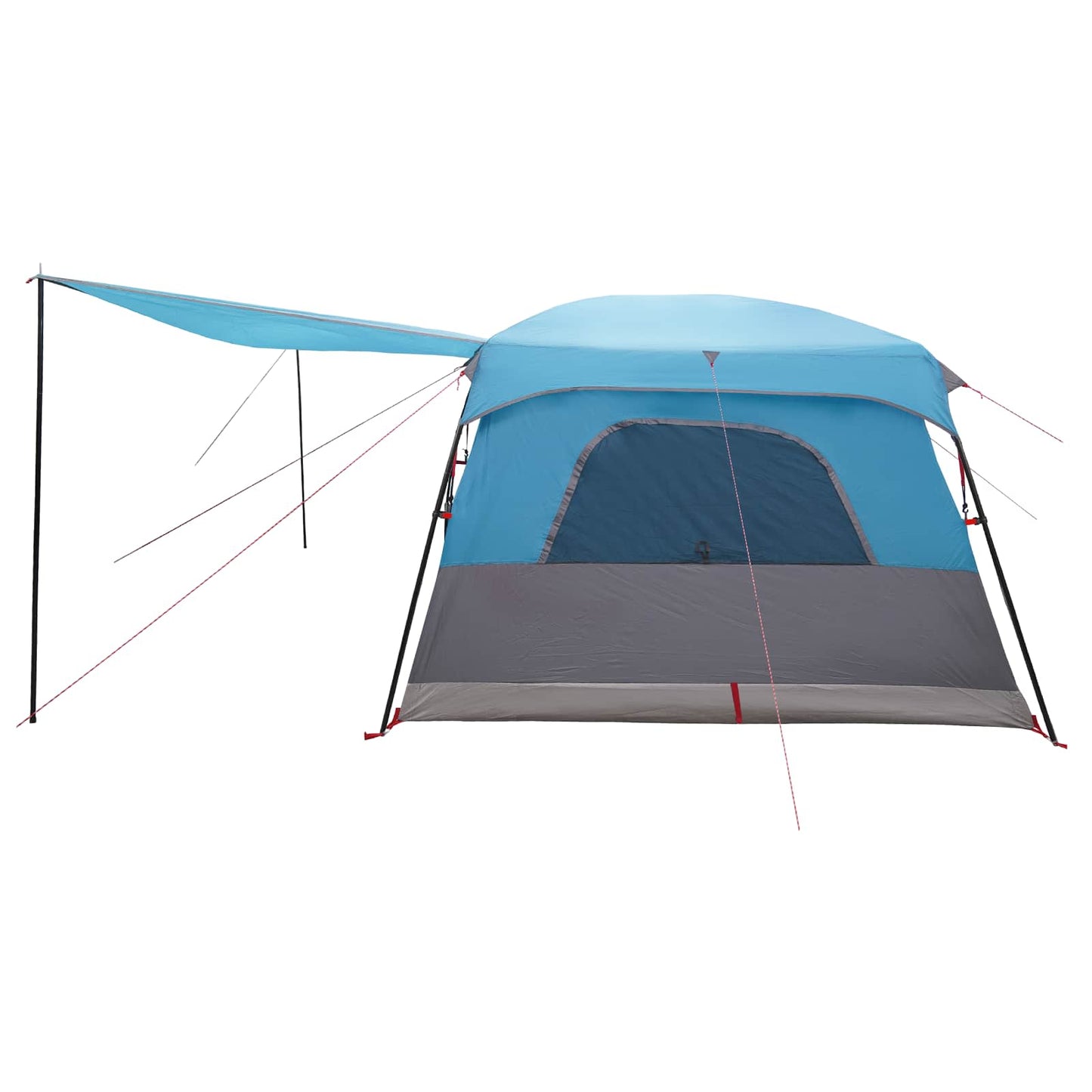 vidaXL Family Tent 14-Person Blue Polyester and Steel - 500 x 400 x 230 cm