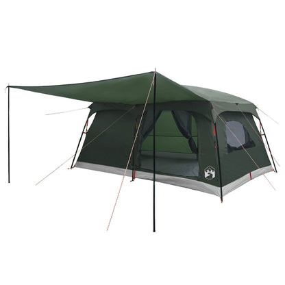 vidaXL Family Tent 14-Person Army Green Polyester and Steel - 500 x 400 x 230 cm