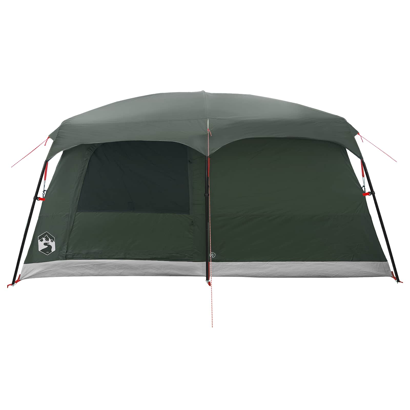 vidaXL Family Tent 14-Person Army Green Polyester and Steel - 500 x 400 x 230 cm
