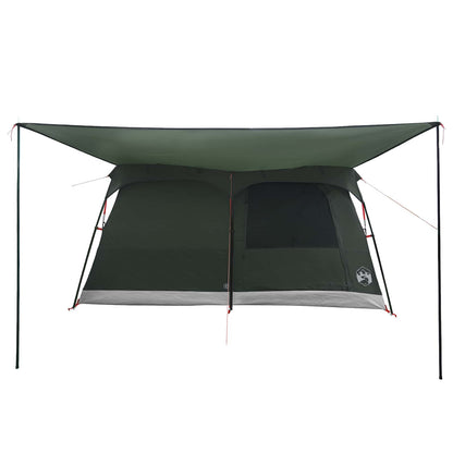 vidaXL Family Tent 14-Person Army Green Polyester and Steel - 500 x 400 x 230 cm