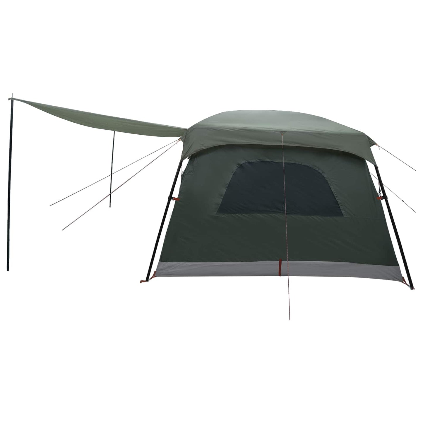 vidaXL Family Tent 14-Person Army Green Polyester and Steel - 500 x 400 x 230 cm