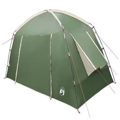 vidaXL Cabin Tent with Roof Green 210 x 210 x 138 cm Polyester
