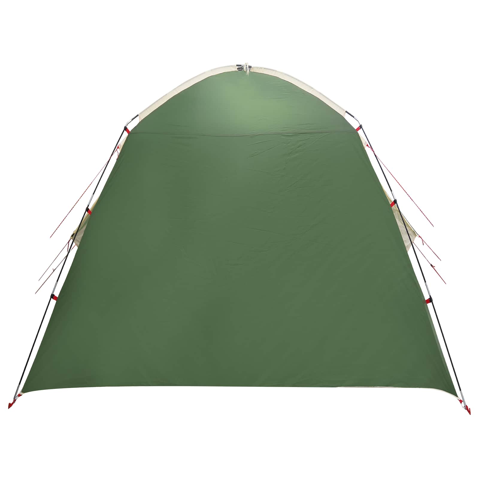 vidaXL Cabin Tent with Roof Green 210 x 210 x 138 cm Polyester