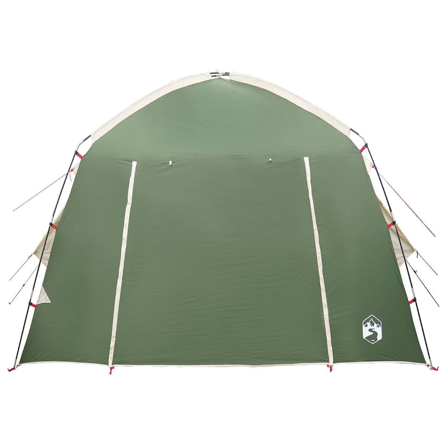 vidaXL Cabin Tent with Roof Green 210 x 210 x 138 cm Polyester