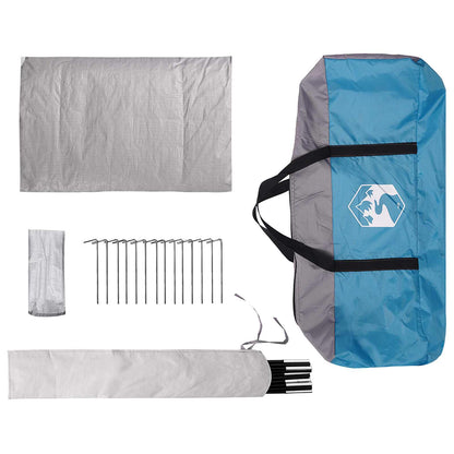 vidaXL Cabin Tent with Roof Blue 210 x 210 x 138 cm Polyester