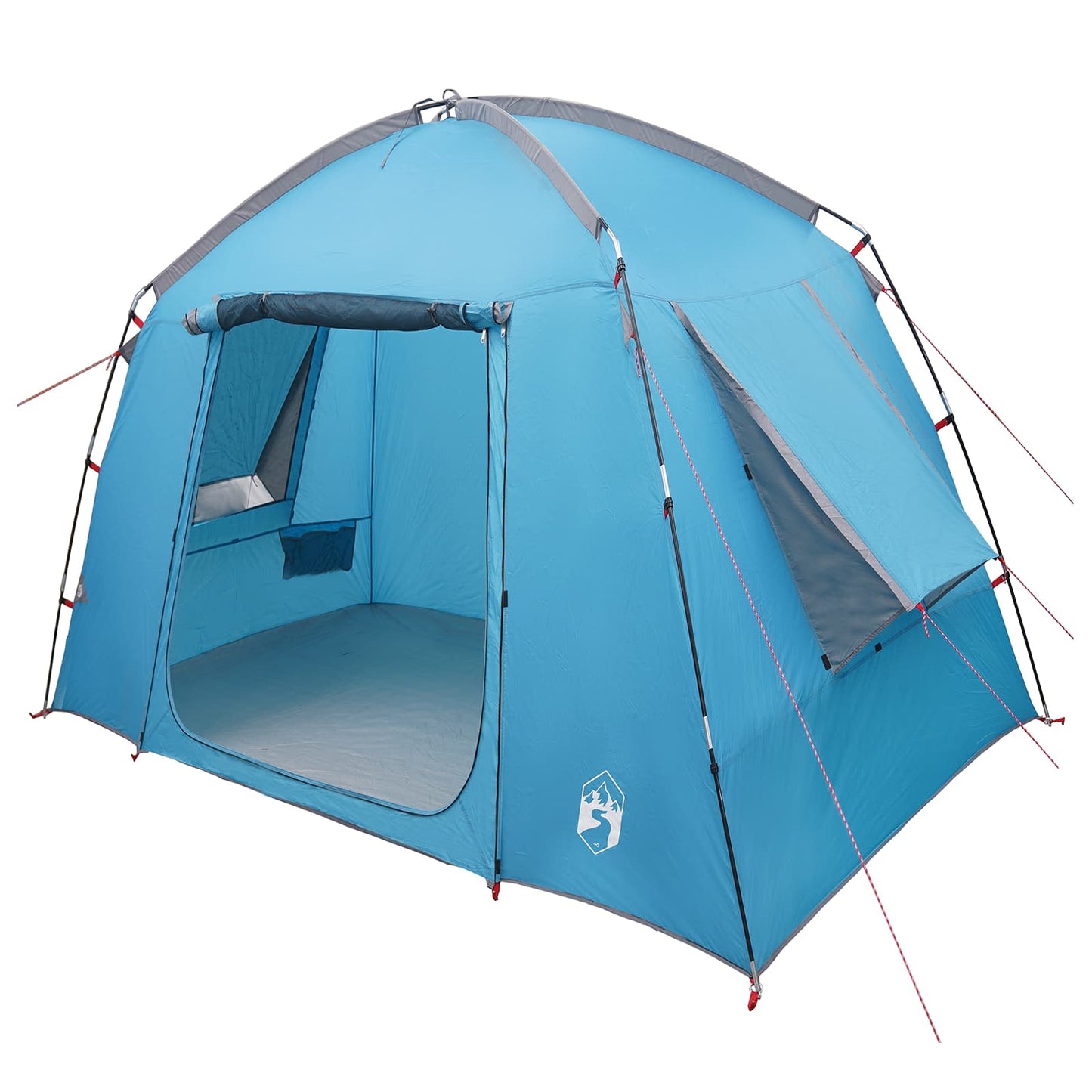 vidaXL Cabin Tent with Roof Blue 210 x 210 x 138 cm Polyester