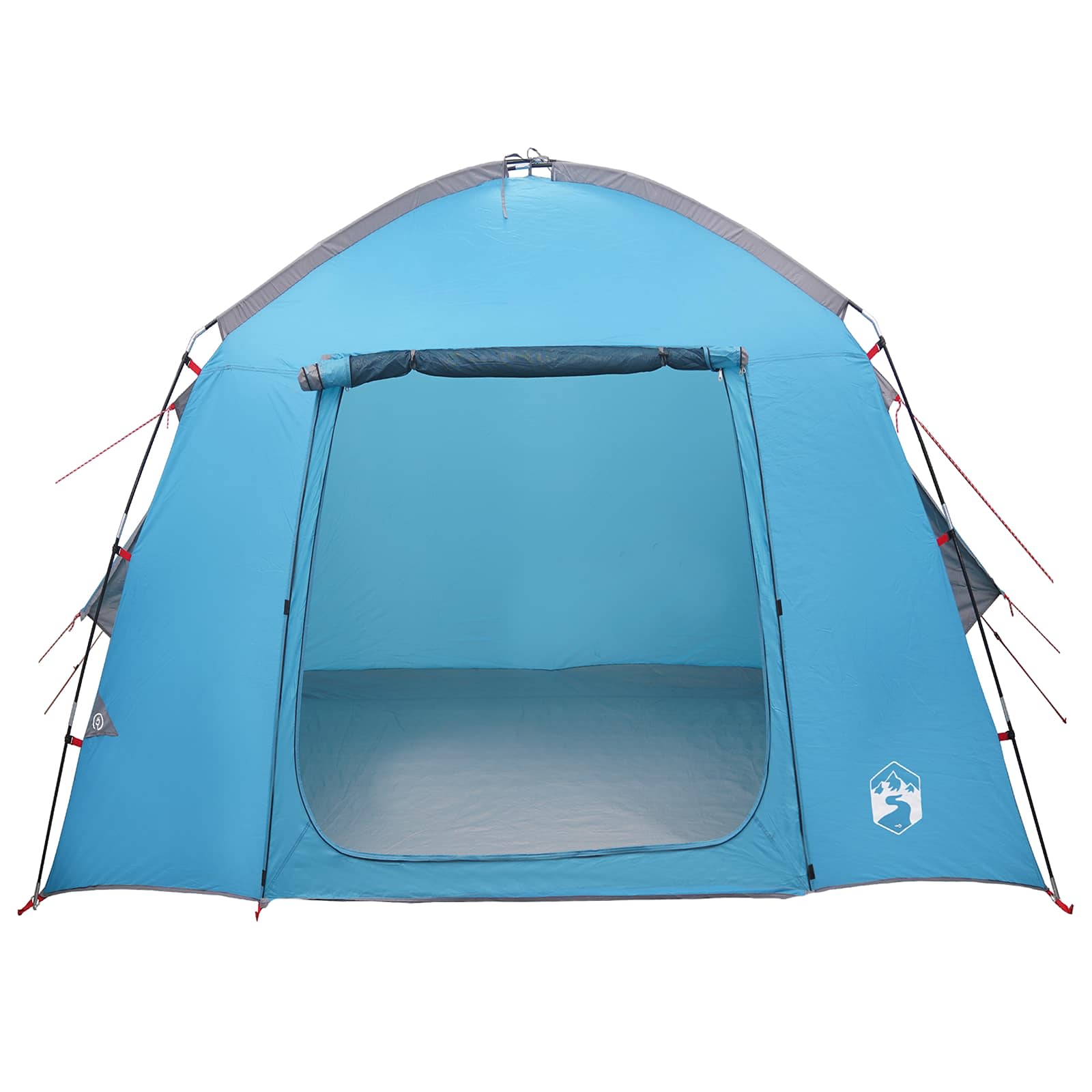 vidaXL Cabin Tent with Roof Blue 210 x 210 x 138 cm Polyester
