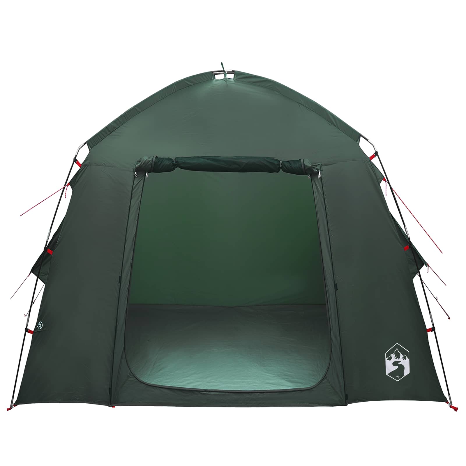 vidaXL Cabin Tent with Roof Army Green 210 x 210 x 138 cm Polyester