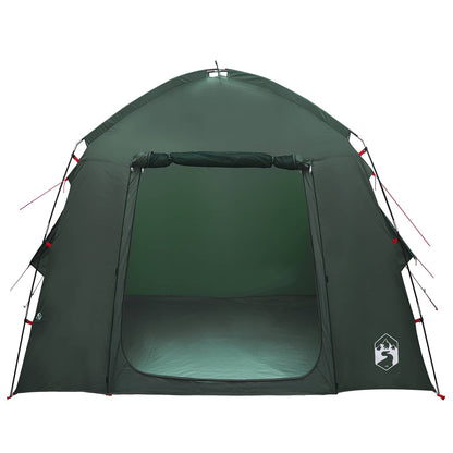 vidaXL Cabin Tent with Roof Army Green 210 x 210 x 138 cm Polyester