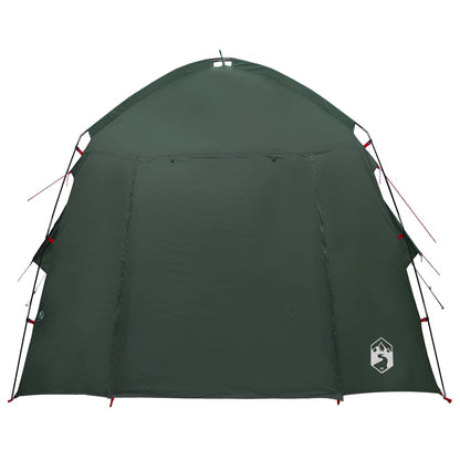 vidaXL Cabin Tent with Roof Army Green 210 x 210 x 138 cm Polyester