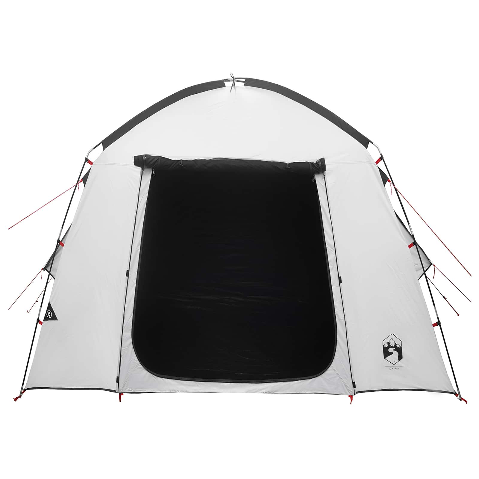 vidaXL Cabin Tent White Blackout 210 x 210 x 138 cm Polyester