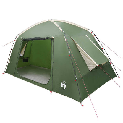 vidaXL Cabin Tent with Roof Green 300 x 210 x 156 cm Polyester