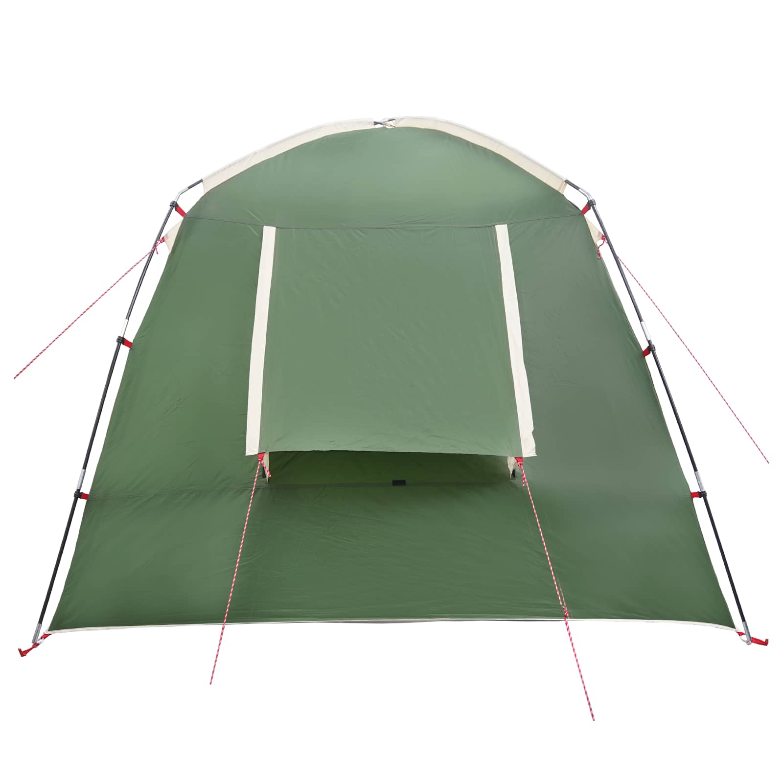 vidaXL Cabin Tent with Roof Green 300 x 210 x 156 cm Polyester