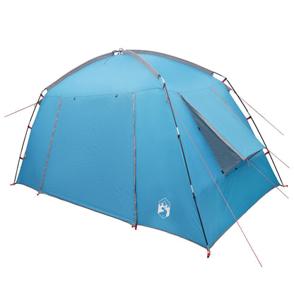 vidaXL Cabin Tent with Roof Blue 300 x 210 x 156 cm Polyester