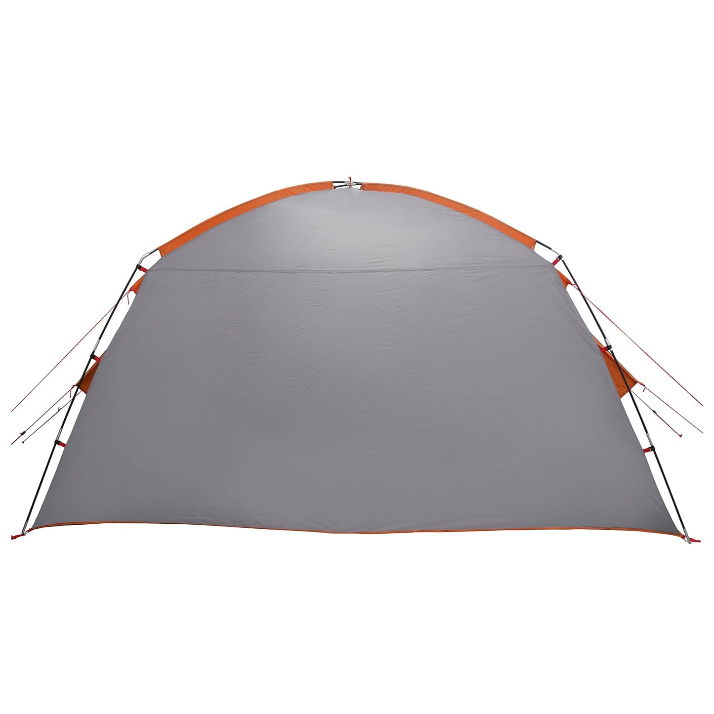 vidaXL Cabin Tent Grey and Orange 300 x 210 x 156 cm Polyester